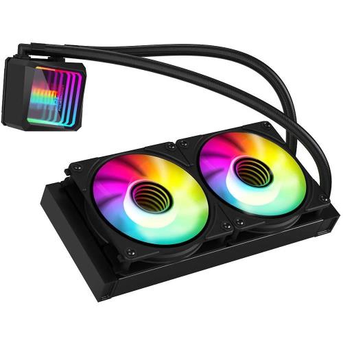 POWERBOOST ALPHA 240B ARGB Fanlı 240mm (LGA1700/AM4/AM5) Uyumlu Sıvı Soğutma Sistemi (Siyah)